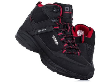 Buty męskie DK Predator 1751 BLK RED M SOFTSHELL WODOODPORNE