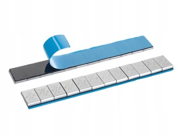 ГРУЗА ДЛЯ АЛЮМИНИЕВЫХ КОЛЕС 100 шт. 60 г. КЛЕЕННАЯ ОЦИНКОВАННАЯ KRAFT&DELE