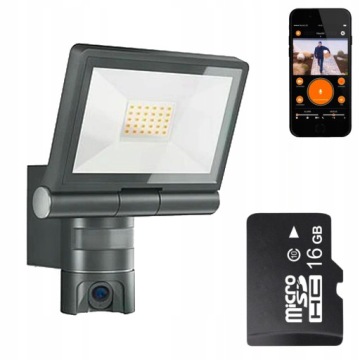 XLED CAM1 Halogen biały ciepły LED 21W kamera czujnik STEINEL