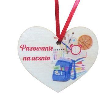 Medal serce pierwszoklasista UCZNIA PASOWANIE