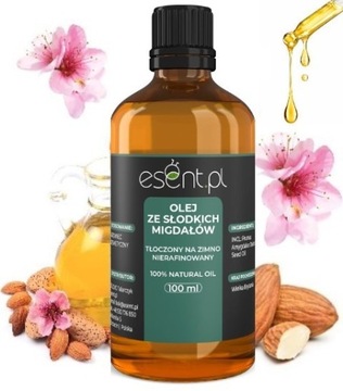 Olej ze Słodkich Migdałów NIERAFINOWANY 100ml ESEN