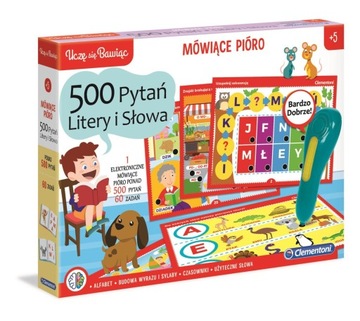 Mówiące pióro. 500 pytań. Litery i słowa