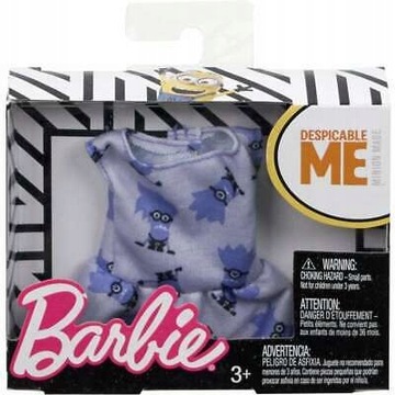 Barbie Ubranka Top Bluzka Minionki FLP48