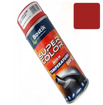 BOSTIK CZERWONY LAKIER WYSOKOTEMPERATUROWY 800°C 400ML