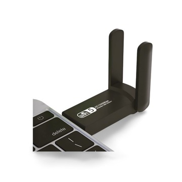 Сетевая карта WiFi USB-адаптер 3,0 5 ГГц с двумя АНТЕННАМИ ИНТЕРНЕТ-приемник