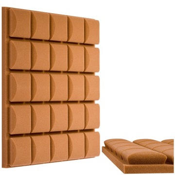 Акустический поглотитель, акустические панели, шумоизоляция, битмат, выпуклый куб