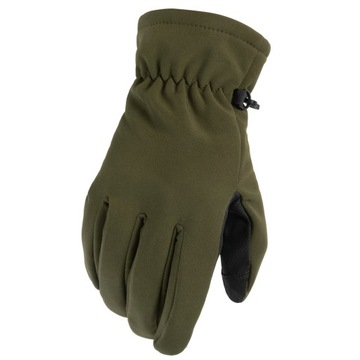 ПЕРЧАТКИ ЗИМНИЕ MIL-TEC SOFTSHELL THINSULATE TOUCH OLIVE XL