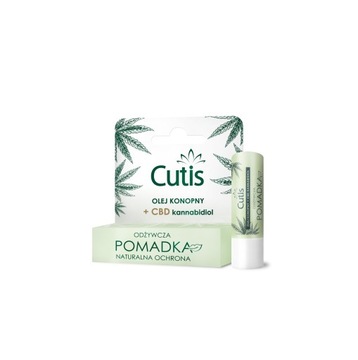 CUTIS naturalna pomadka z olejem konopnym i CBD