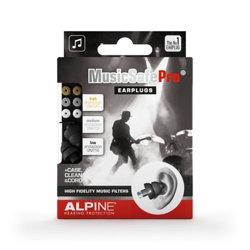 Заглушки ALPINE MusicSafe Pro для музыкантов, ОРИГИНАЛЬНЫЙ кейс