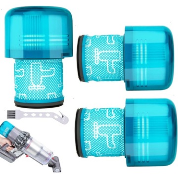 3 моющихся фильтра для Dyson V11 V15 SV14 SV17 SV22 с щеткой