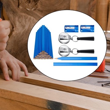 Карандаши столярные Дизайн Карандашница Столярная леска 20 шт. Карандаш синий.