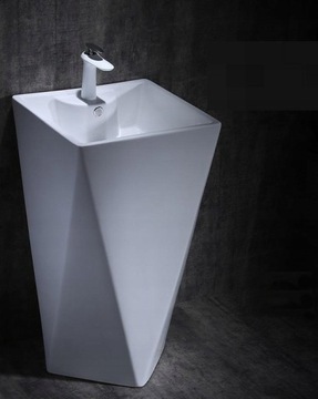 ОТДЕЛЬНО СТОЯЩАЯ МОНОЛИТНАЯ КЕРАМИЧЕСКАЯ РАКОВИНА