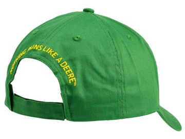 Зеленая бейсболка John Deere