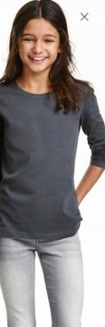 H&M HM Top Szary 146/152 cm 10-12 lat