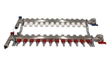 РАСПРЕДЕЛИТЕЛЬ 12 ДЛЯ НАПОЛЬНОГО ОТОПЛЕНИЯ