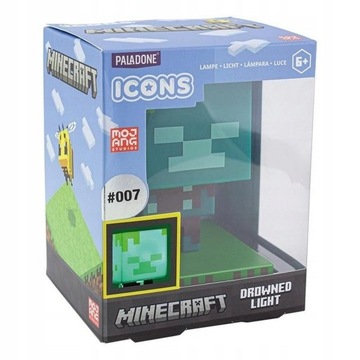 Minecraft Night Light Zombie Droned Paladone Лицензия