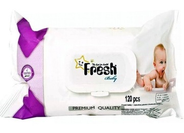 CHUSTECZKI NAWILŻANE FRESH BABY 1 x 120szt