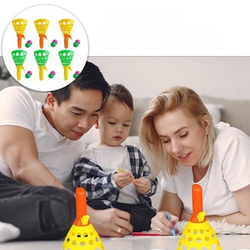 Игрушка с надувным мячом, игрушка для броска и ловли мяча