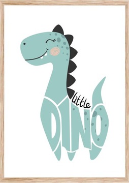 PLAKAT obraz dziecięcy DINOZAUR A4