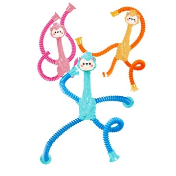 ROZCIĄGAJĄCE SENSORYCZNA ANTYSTRESOWA PRZYSSAWKA FIDGET RURKI TUBY POP LED