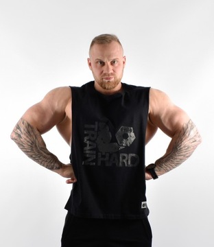 Bokserka 01 TRAIN HARD Legalna czarny XL