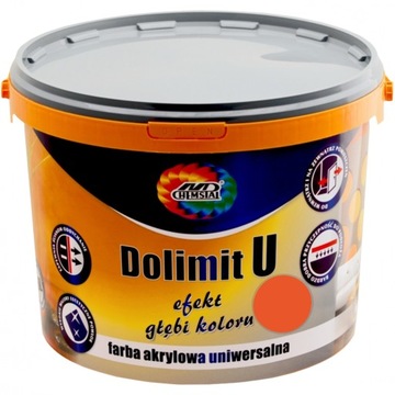Farba akrylowa DOLIMIT U CHEMSTAL Pomarańczowy 3L