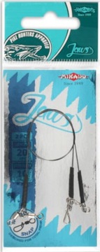 PRZYPONY TYTANOWE JAWS /25cm/18kg /2szt.