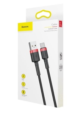 Кабель Baseus USB-C Type C Quick Charge 3.0, 2 А, 100 см