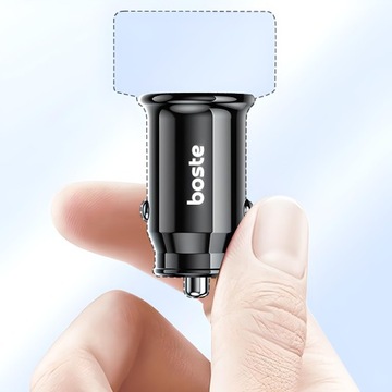 АВТОМОБИЛЬНОЕ ЗАРЯДНОЕ УСТРОЙСТВО BOSTE FAST POWER USB-A USB-C 45 Вт УНИВЕРСАЛЬНОЕ QC PD