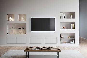 Полка подвесная настенная из OSB комплект КНАУФ L