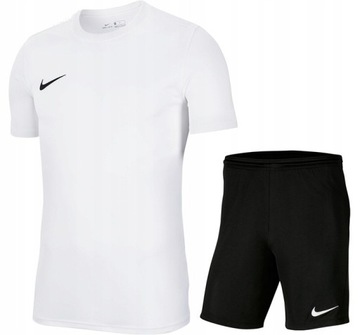 NIKE Komplet Strój Sportowy Koszulka Spodenki r.S