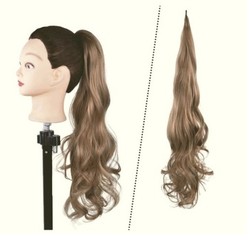 DOCZEPIANY KUCYK Z ELASTYCZNYM DRUTEM 82 CM#P12/24