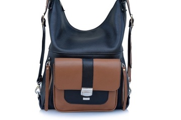 СУМКА ИЗ ЗАМШИ РЮКЗАК 2В1 А4