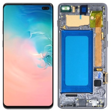 LCD WYŚWIETLACZ EKRAN DOTYK SAMSUNG GALAXY S10 PLUS RAMKA INCELL CZARNY