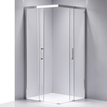 Квадратная душевая кабинка KZ90B Chrome 90x90 см.