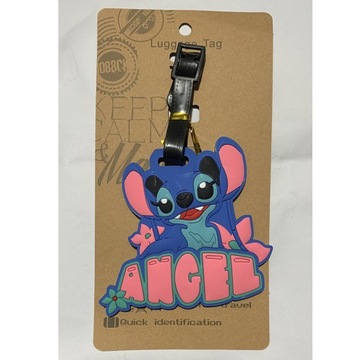 Cute New Stitch PVC Travel Baggage Backpack Suitcase Luggage Tags