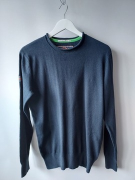 SUPERDRY sweter bawełna kaszmir M