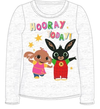 KOSZULKA TSHIRT BLUZKA BING DŁ. RĘKAW - 92