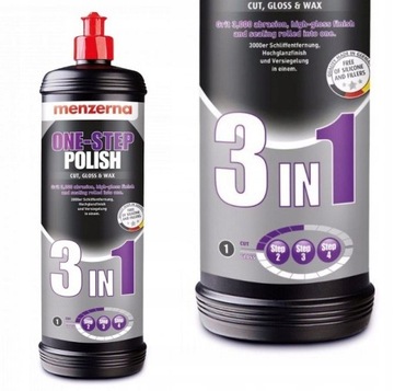MENZERNA 3in1 ONE STEP POLISH ПОЛИРОВАЛЬНАЯ ПАСТА 3в1 ДЛЯ ПОЛИРОВКИ КРАСКИ