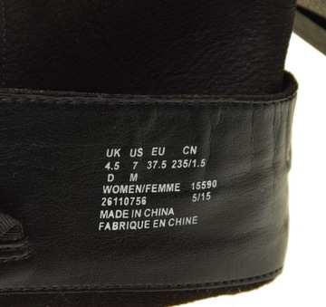 CLARKS * SKÓRZANE KOZAKI OFICERKI ___ 37,5 SUPER