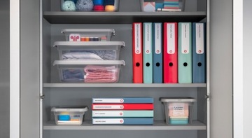 Папка-переплет MOXOM NEWBINDER 5 СМ А4 СИНИЕ ПЕЧАТИ