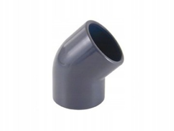 Kolano 45° PVC-U PN16 50 mm