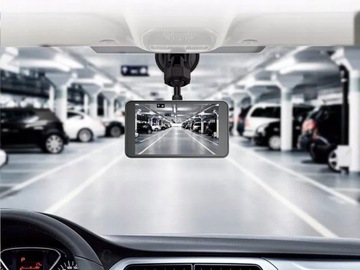 РЕГИСТРАТОР ВОЖДЕНИЯ СЕНСОРНЫЙ ЭКРАН ПЕРЕДНЯЯ ЗАДНЯЯ ЧАСТЬ МЕНЮ PL