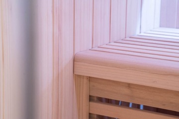 СУХАЯ САУНА (ФИНСКАЯ) ВНУТРЕННЯЯ С ПЕЧЬЮ HARVIA 6 КВТ 180Х140Х200СМ - MAZUR