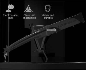 Складной электрический велосипед LANKELEISI 500 Вт, 35 км/ч, 110 км, 20 дюймов, мужской/женский