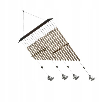 1pc metalowe rury gongu wiatru Ogród Suncatchers