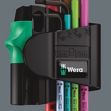 НАБОР Г-образных ключей WERA HEX-PLUS С ШАРИКОЙ