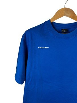 Koszulka G-Star Raw niebieska z logiem XL