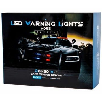 4X СИГНАЛЬНЫЕ ЛАМПЫ СТРОБСКОП СВЕТОДИОДНЫЙ АВАРИЙНЫЙ ЭВАКУАТОР ПОМОЩЬ НА ДОРОЖЕ + ДИСТАНЦИОННОЕ УПРАВЛЕНИЕ