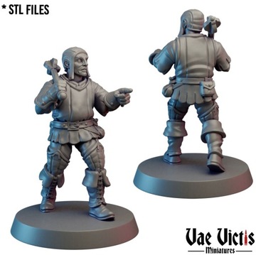 Assembled Village Guards - x8 - 3dmonkeypl